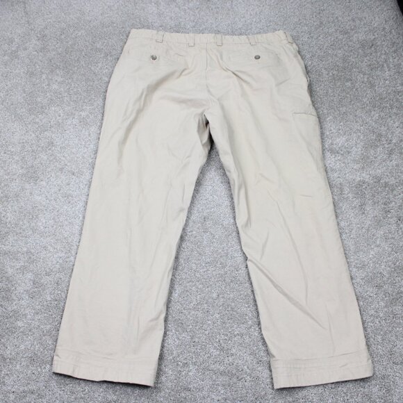 Duluth Trading Pants Men 40x30 Beige Duluthflex Ballroom Cotton Stretch Straight - Picture 6 of 12